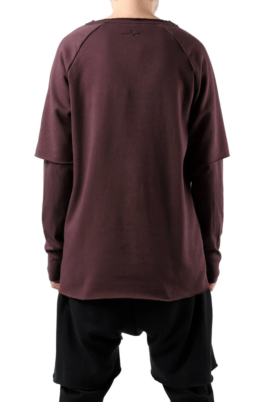 FIRST AID TO THE INJURED LAYERED SLEEVE TOPS / FRENCH TERRY + JERSEY (OXE) - Image 18