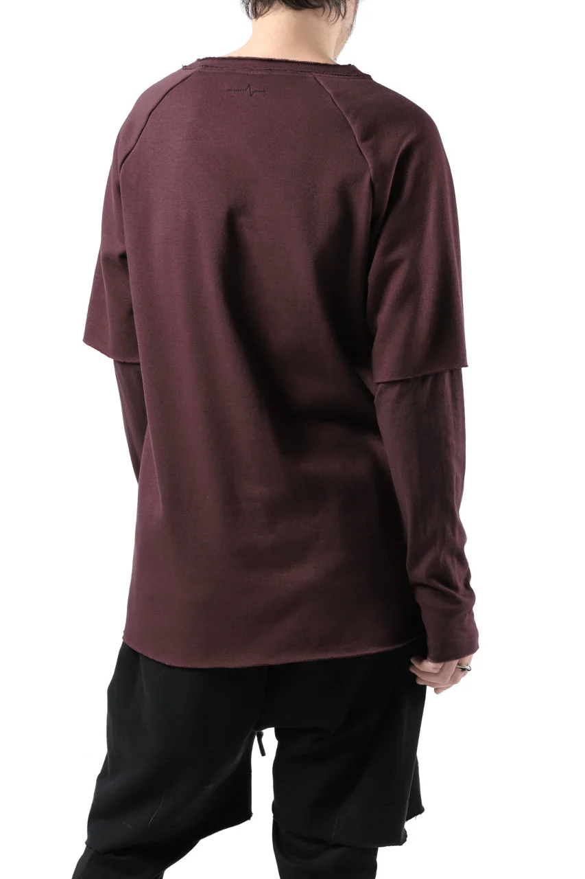 FIRST AID TO THE INJURED LAYERED SLEEVE TOPS / FRENCH TERRY + JERSEY (OXE) - Image 19
