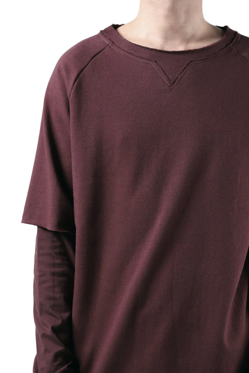 FIRST AID TO THE INJURED LAYERED SLEEVE TOPS / FRENCH TERRY + JERSEY (OXE) - Image 21