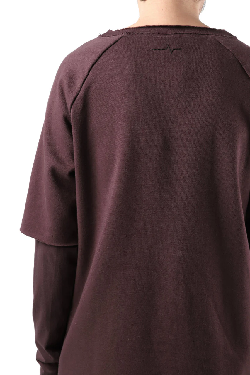 FIRST AID TO THE INJURED LAYERED SLEEVE TOPS / FRENCH TERRY + JERSEY (OXE) - Image 23