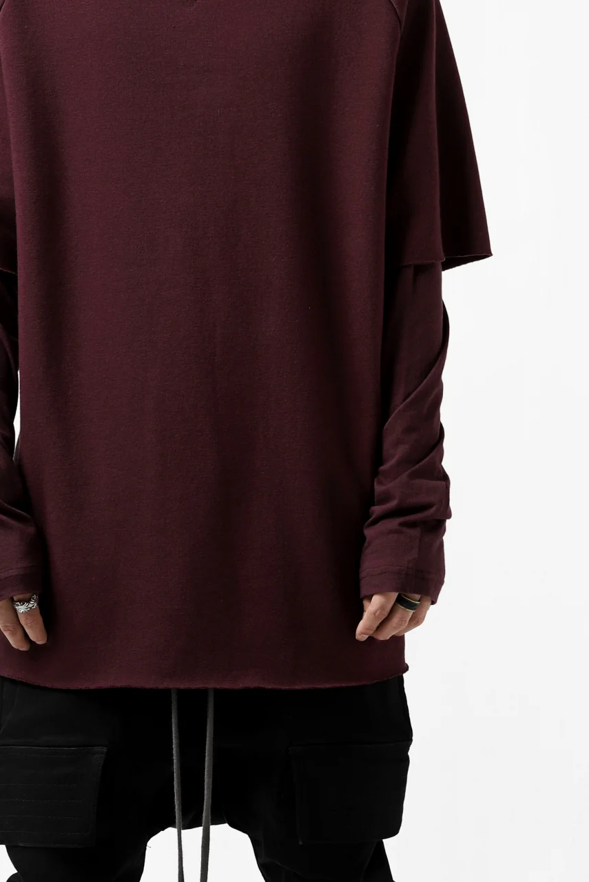 FIRST AID TO THE INJURED LAYERED SLEEVE TOPS / FRENCH TERRY + JERSEY (OXE) - Image 28