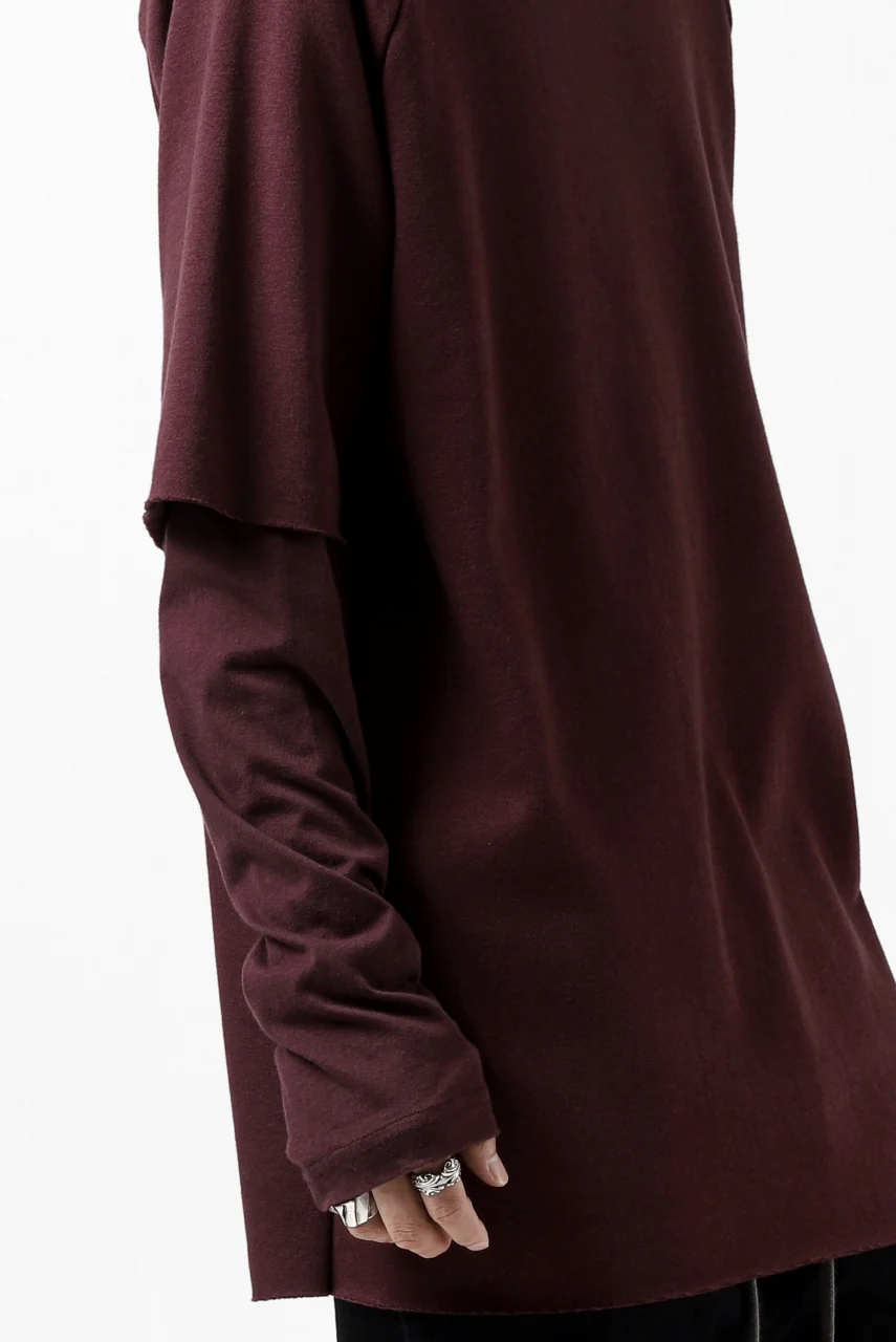 FIRST AID TO THE INJURED LAYERED SLEEVE TOPS / FRENCH TERRY + JERSEY (OXE) - Image 29