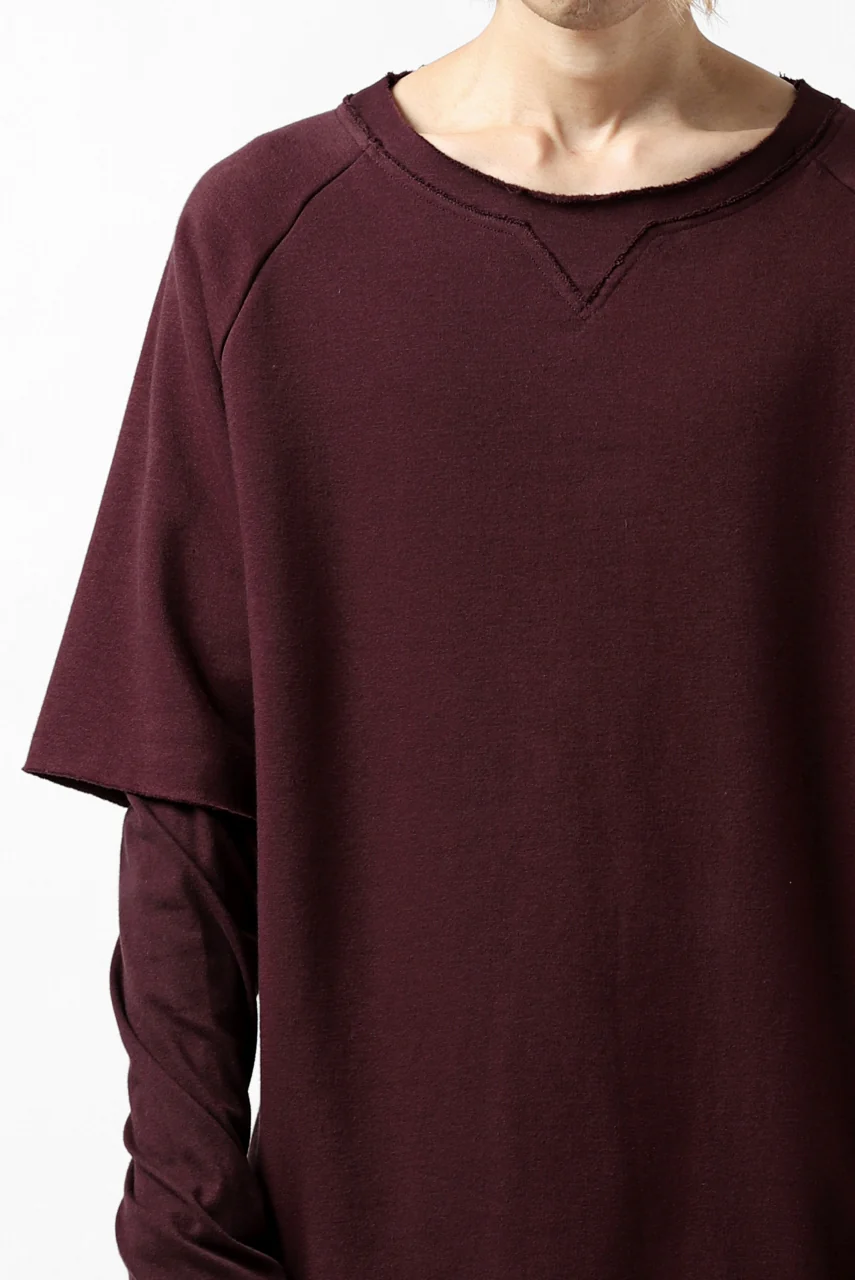 FIRST AID TO THE INJURED LAYERED SLEEVE TOPS / FRENCH TERRY + JERSEY (OXE) - Image 30