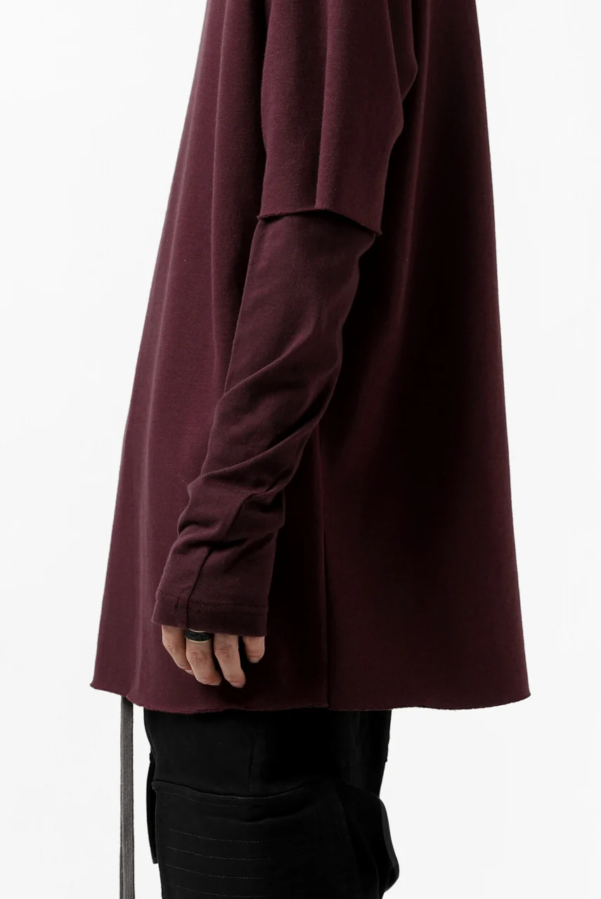 FIRST AID TO THE INJURED LAYERED SLEEVE TOPS / FRENCH TERRY + JERSEY (OXE) - Image 31