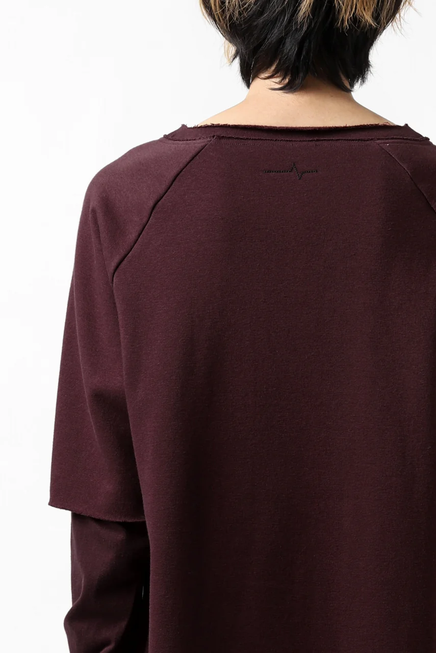 FIRST AID TO THE INJURED LAYERED SLEEVE TOPS / FRENCH TERRY + JERSEY (OXE) - Image 32