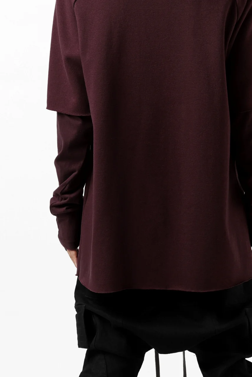FIRST AID TO THE INJURED LAYERED SLEEVE TOPS / FRENCH TERRY + JERSEY (OXE) - Image 33