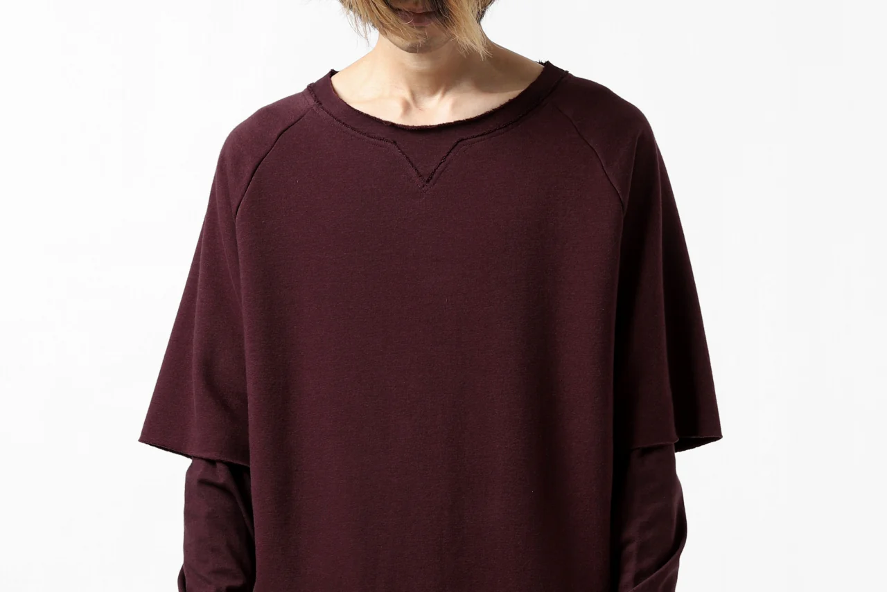 FIRST AID TO THE INJURED LAYERED SLEEVE TOPS / FRENCH TERRY + JERSEY (OXE) - Image 34
