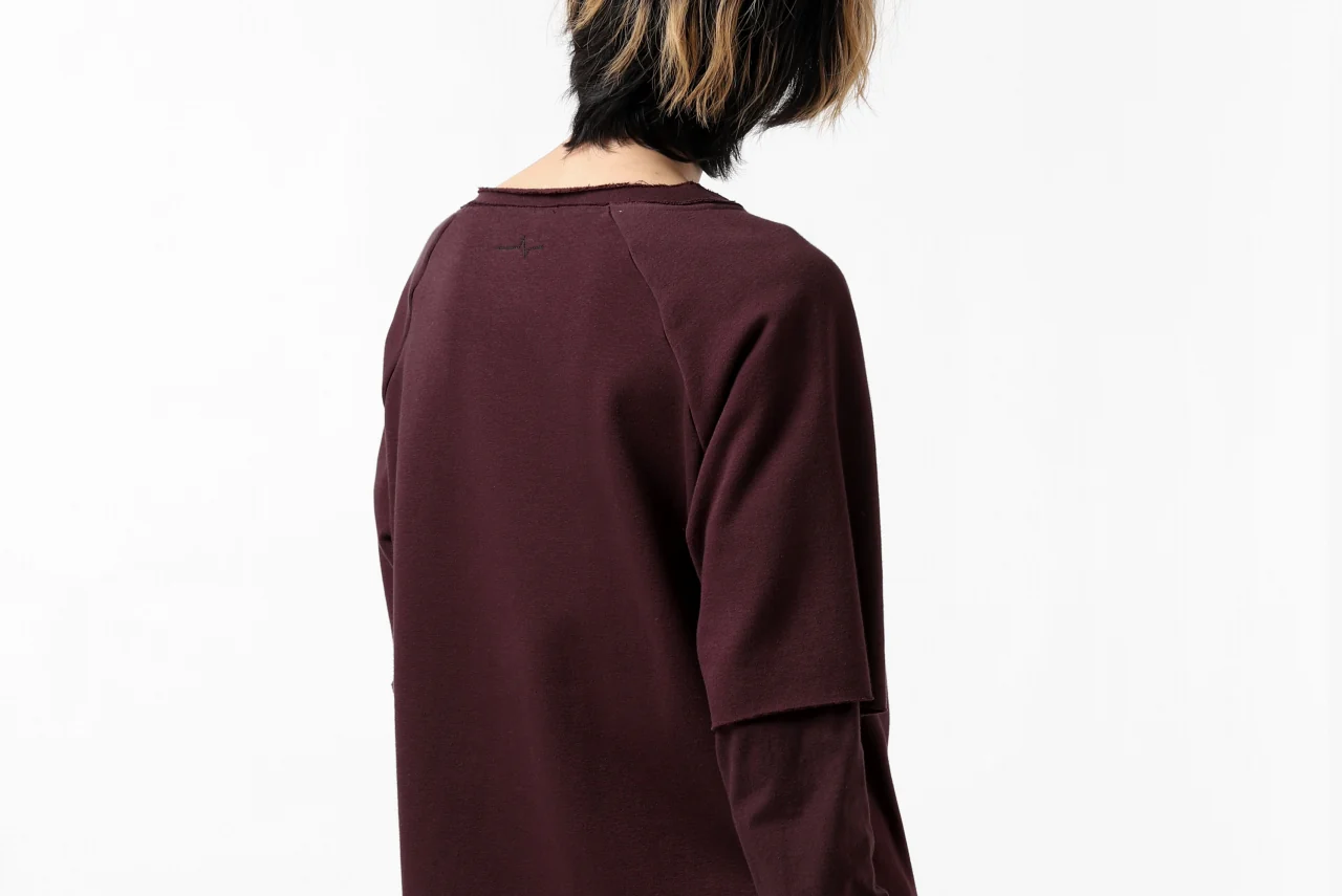 FIRST AID TO THE INJURED LAYERED SLEEVE TOPS / FRENCH TERRY + JERSEY (OXE) - Image 35