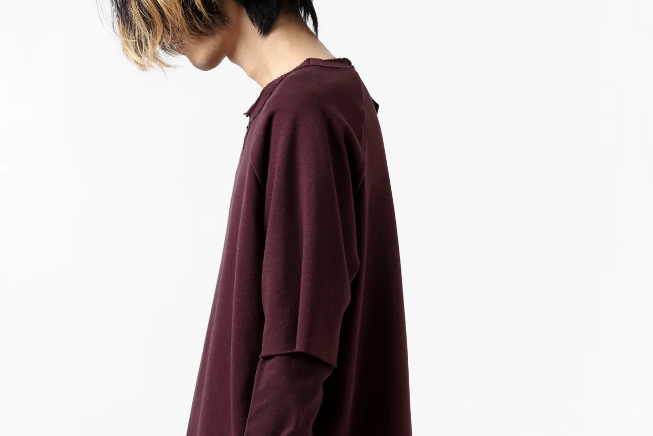 FIRST AID TO THE INJURED LAYERED SLEEVE TOPS / FRENCH TERRY + JERSEY (OXE) - Image 36