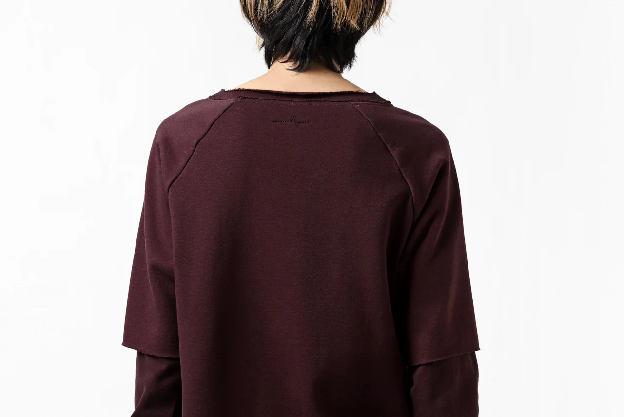FIRST AID TO THE INJURED LAYERED SLEEVE TOPS / FRENCH TERRY + JERSEY (OXE) - Image 37