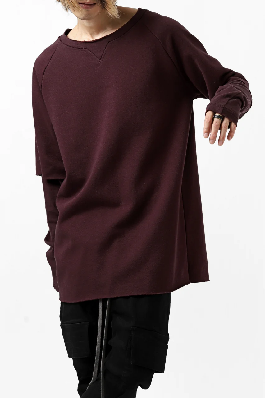 FIRST AID TO THE INJURED LAYERED SLEEVE TOPS / FRENCH TERRY + JERSEY (OXE) - Image 8