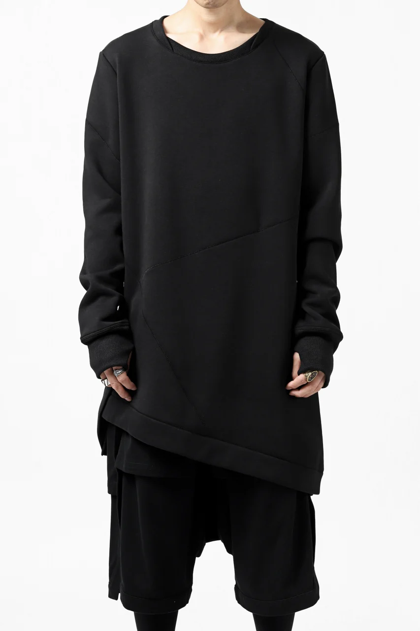 FIRST AID TO THE INJURED PRAGN SWEAT LONG TOPS / BRUSHED BACK TERRY (BLACK)