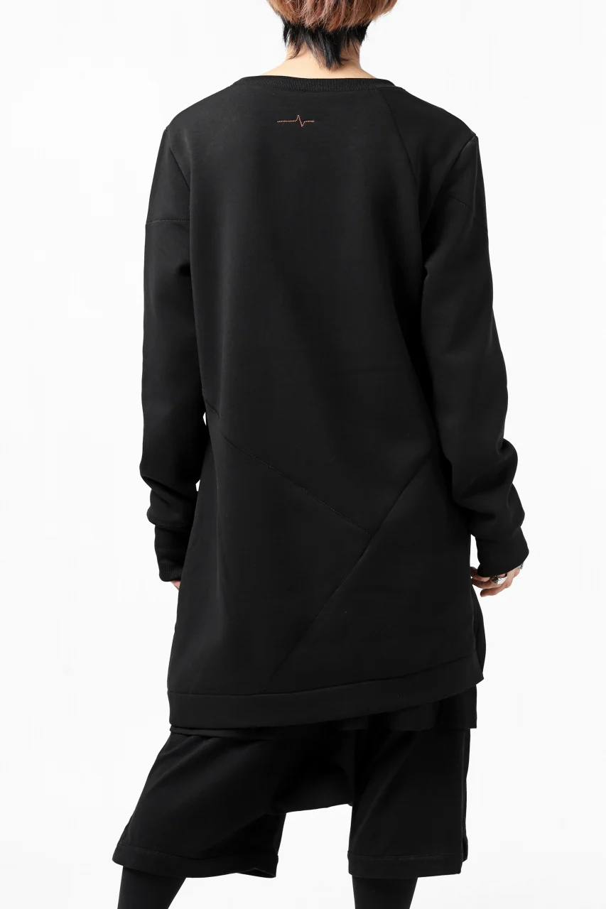 FIRST AID TO THE INJURED PRAGN SWEAT LONG TOPS / BRUSHED BACK TERRY (BLACK) - Image 13