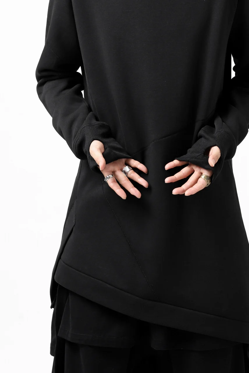 FIRST AID TO THE INJURED PRAGN SWEAT LONG TOPS / BRUSHED BACK TERRY (BLACK) - Image 21
