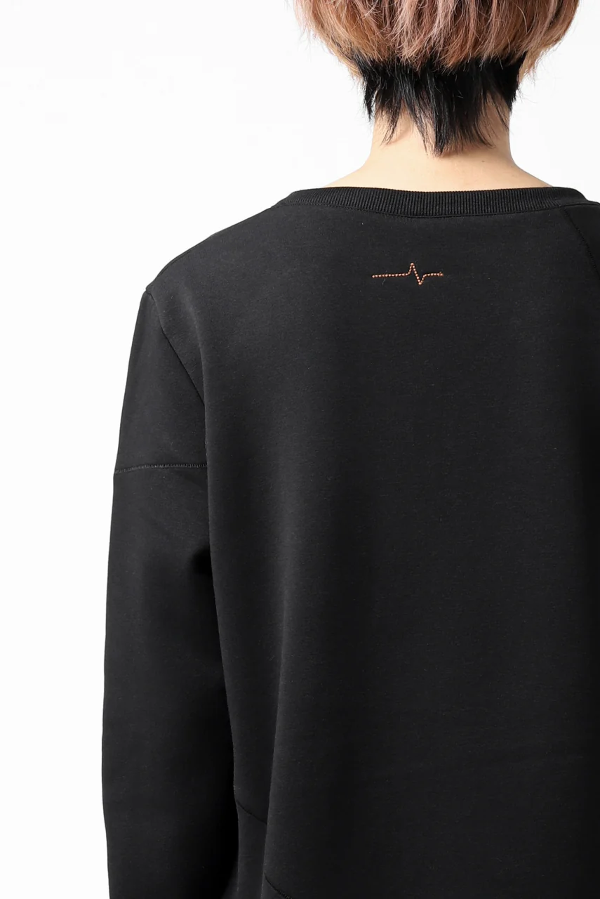 FIRST AID TO THE INJURED PRAGN SWEAT LONG TOPS / BRUSHED BACK TERRY (BLACK) - Image 24