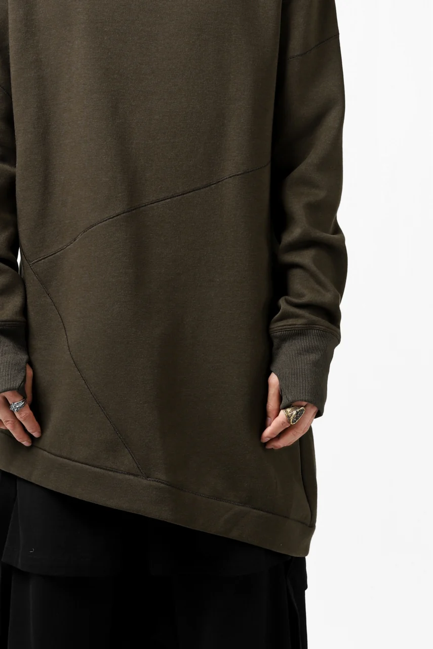 FIRST AID TO THE INJURED PRAGN SWEAT LONG TOPS / BRUSHED BACK TERRY (MOSS) - Image 16