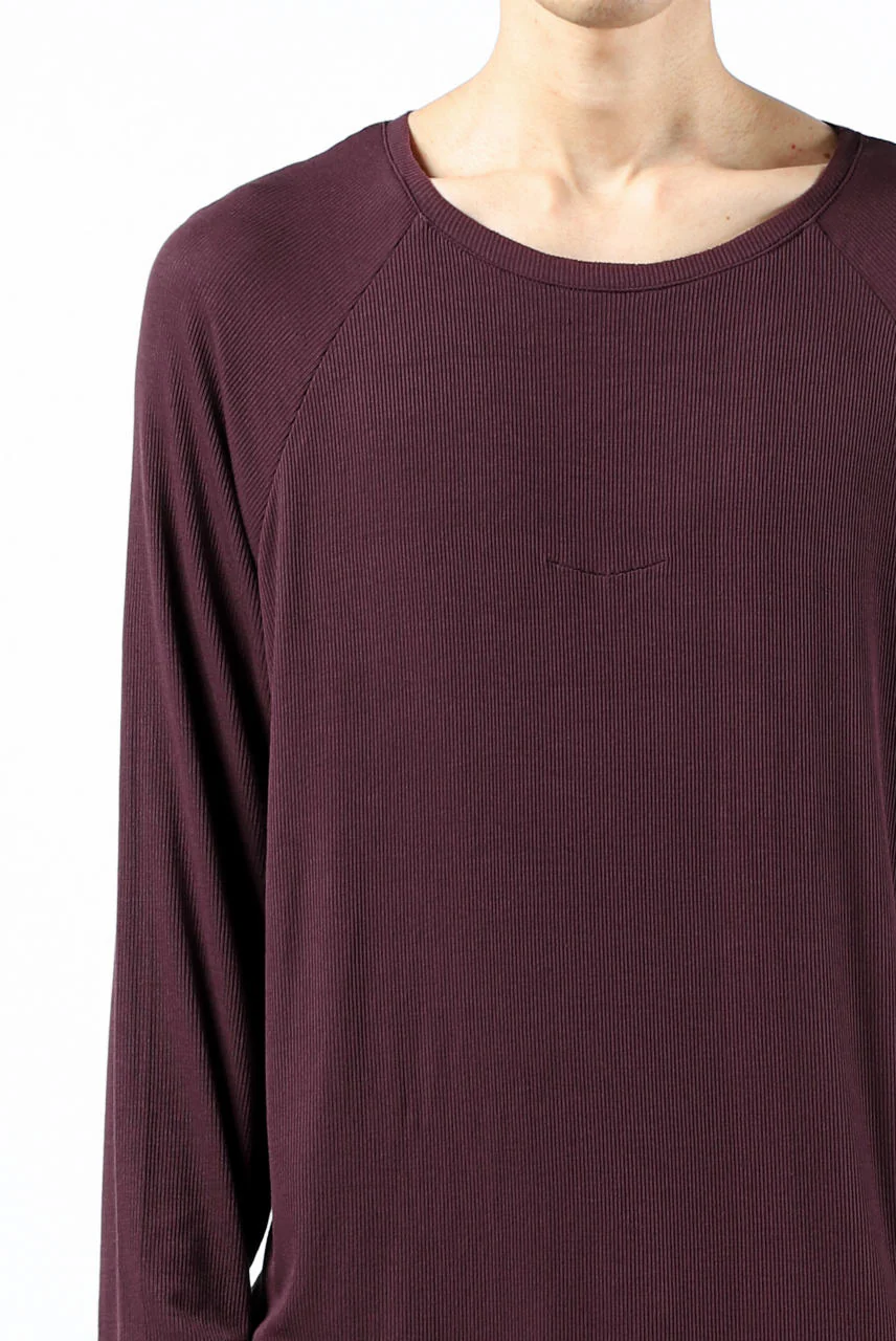 FIRST AID TO THE INJURED REHAM RAGLAN LONG SLEEVE T-SHIRT / MIXED UP RIB (OXE) - Image 6