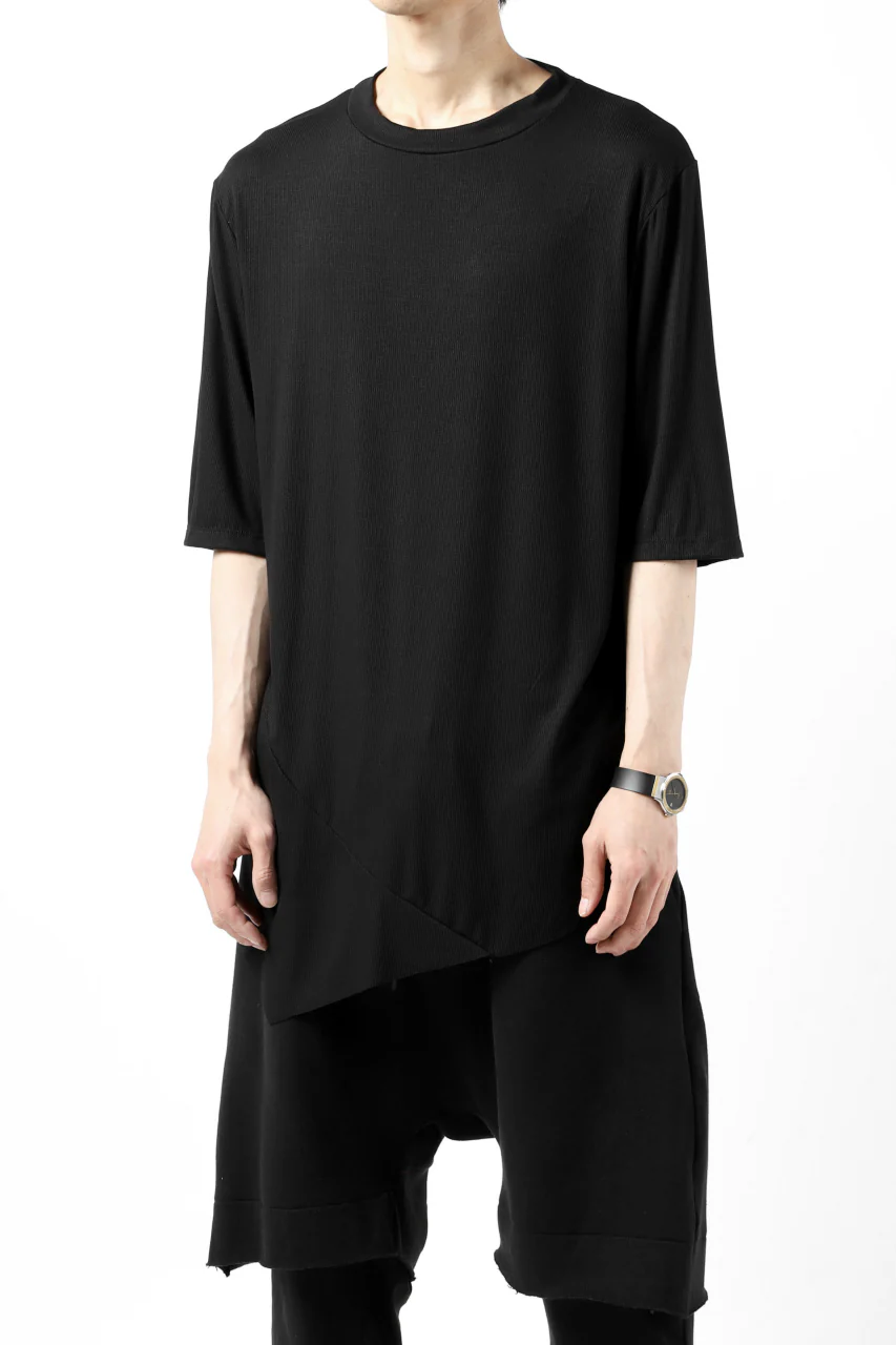 FIRST AID TO THE INJURED ROAMINY SHORT SLEEVE T-SHIRT / MIXED UP RIB (BLACK) - Image 3