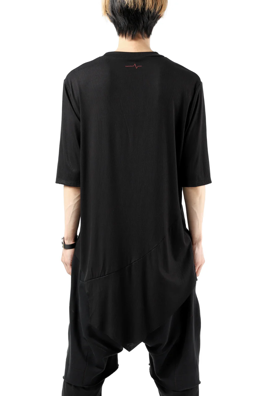 FIRST AID TO THE INJURED ROAMINY SHORT SLEEVE T-SHIRT / MIXED UP RIB (BLACK) - Image 4