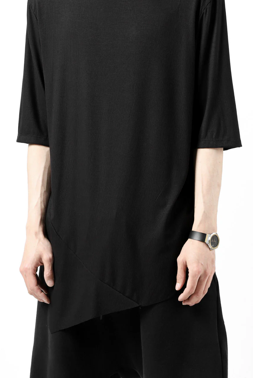FIRST AID TO THE INJURED ROAMINY SHORT SLEEVE T-SHIRT / MIXED UP RIB (BLACK) - Image 6