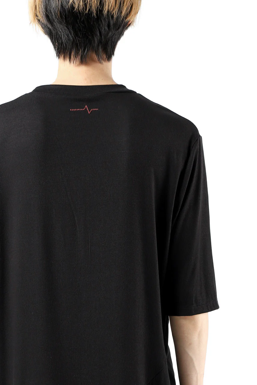 FIRST AID TO THE INJURED ROAMINY SHORT SLEEVE T-SHIRT / MIXED UP RIB (BLACK) - Image 9