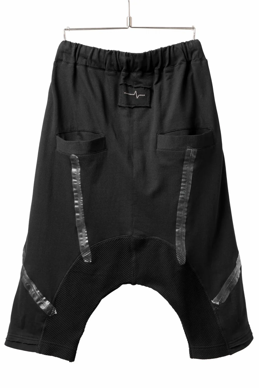 FIRST AID TO THE INJURED SEAM TAPED SHORTS / SWITCHING JERSEY (BLACK) - Image 3