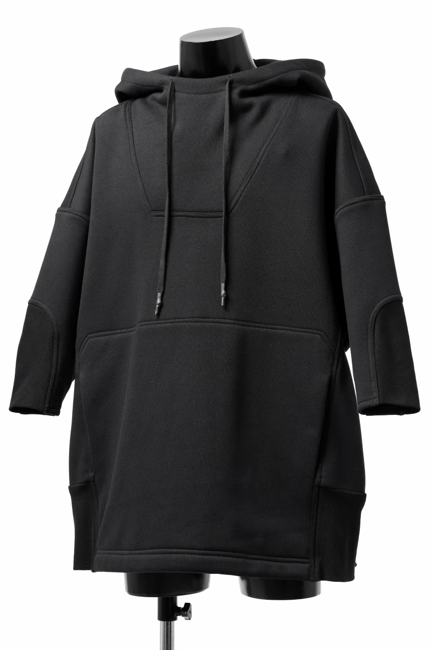 FIRST AID TO THE INJURED -TABEO- OVER HOODIE / HEAVYWEIGHT TERRY WARMER (BLACK) - Image 2