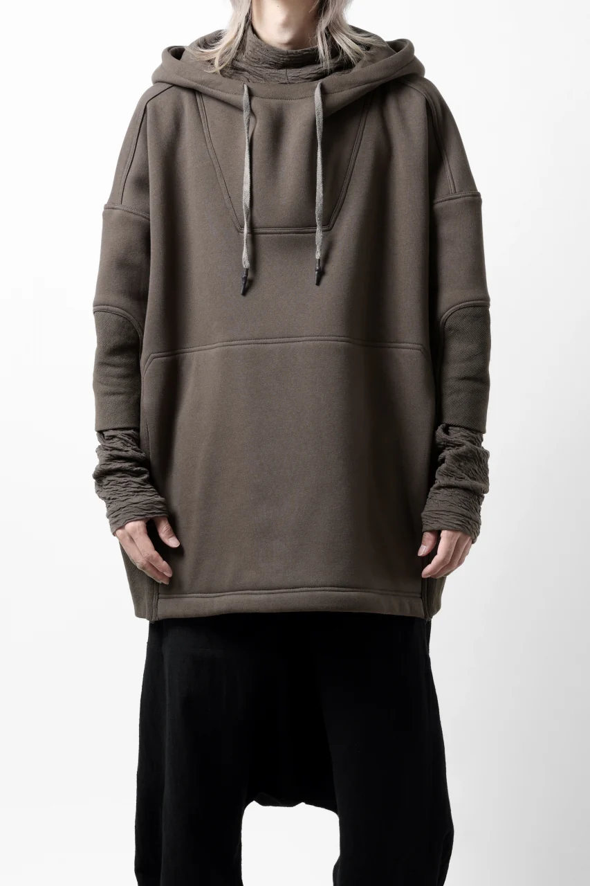 FIRST AID TO THE INJURED -TABEO- OVER HOODIE / HEAVYWEIGHT TERRY WARMER (FOSSIL) - Image 25