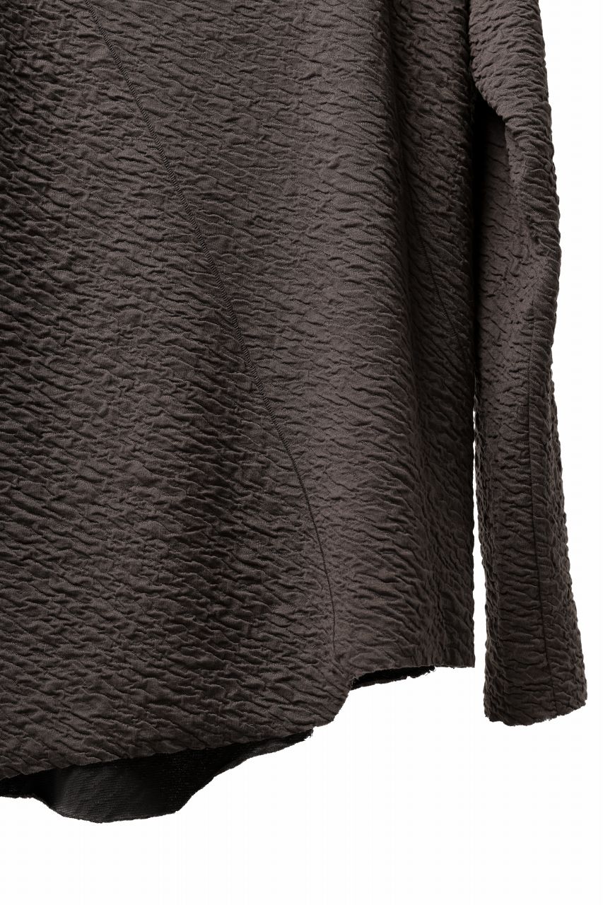 FIRST AID TO THE INJURED -UNDA- CREW NECK LS TOPS / DOUBLE WAVY JERSEY (FOSSIL) - Image 11