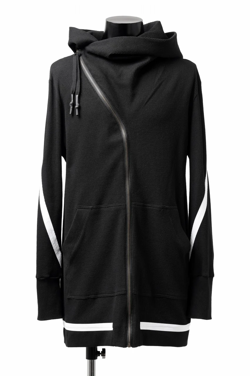 FIRST AID TO THE INJURED -VOX- ZIP HOODIE JACKET/ WAFFLE JERSEY (BLACK)