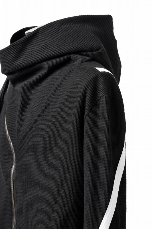 FIRST AID TO THE INJURED -VOX- ZIP HOODIE JACKET/ WAFFLE JERSEY (BLACK) - Image 13