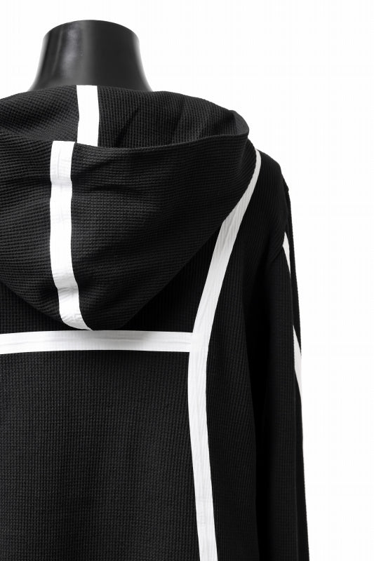 FIRST AID TO THE INJURED -VOX- ZIP HOODIE JACKET/ WAFFLE JERSEY (BLACK) - Image 15