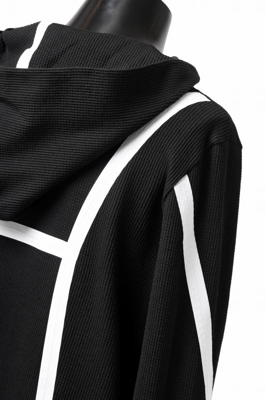 FIRST AID TO THE INJURED -VOX- ZIP HOODIE JACKET/ WAFFLE JERSEY (BLACK) - Image 16