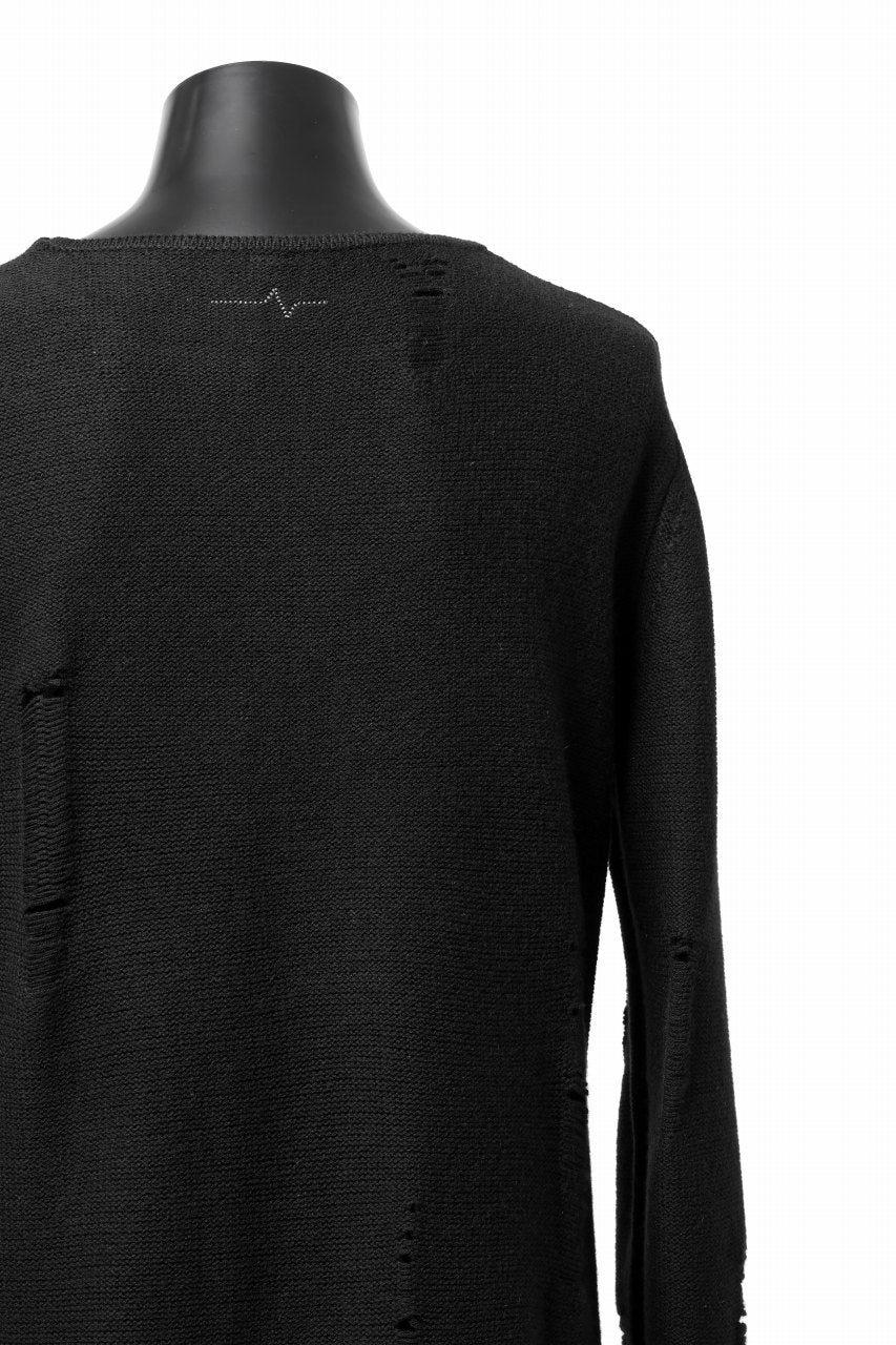 FIRST AID TO THE INJURED -XVIR- SWEATER TOPS / GRUNGE JQ-KNIT (BLACK) - Image 14