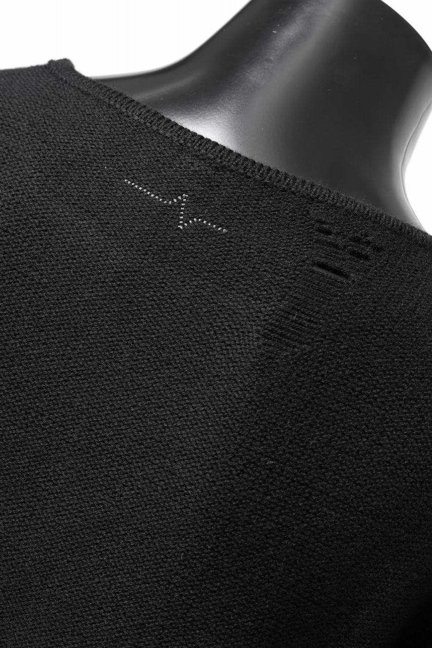 FIRST AID TO THE INJURED -XVIR- SWEATER TOPS / GRUNGE JQ-KNIT (BLACK) - Image 16