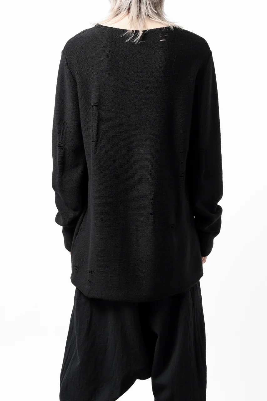 FIRST AID TO THE INJURED -XVIR- SWEATER TOPS / GRUNGE JQ-KNIT (BLACK) - Image 19
