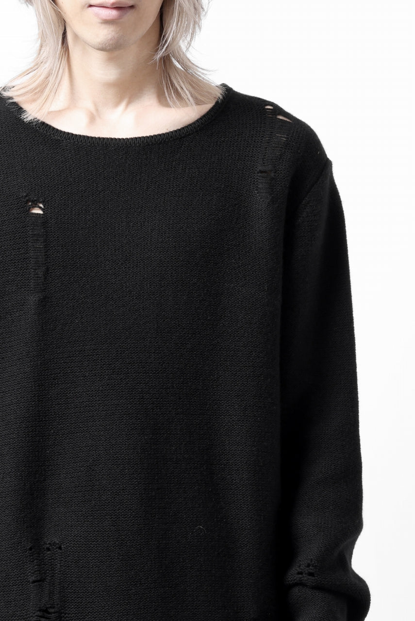 FIRST AID TO THE INJURED -XVIR- SWEATER TOPS / GRUNGE JQ-KNIT (BLACK) - Image 26