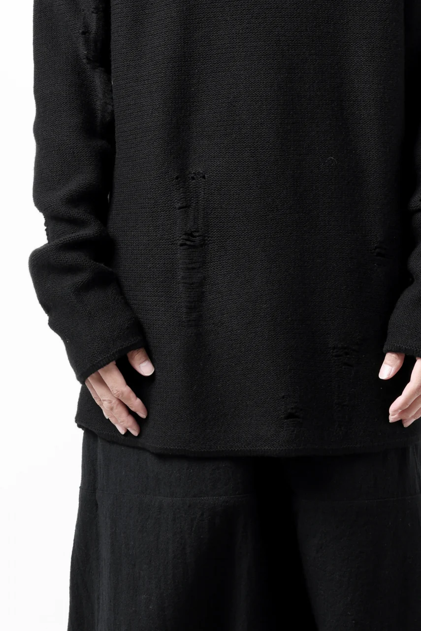 FIRST AID TO THE INJURED -XVIR- SWEATER TOPS / GRUNGE JQ-KNIT (BLACK) - Image 27