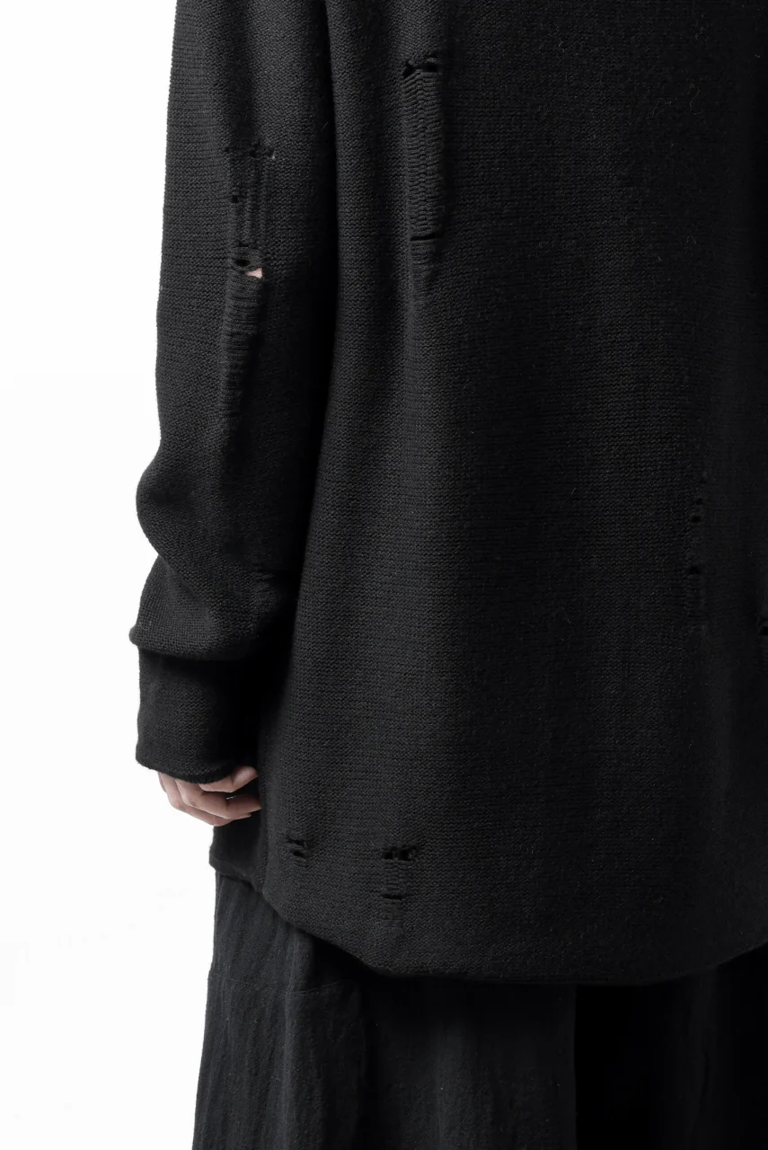 FIRST AID TO THE INJURED -XVIR- SWEATER TOPS / GRUNGE JQ-KNIT (BLACK) - Image 29