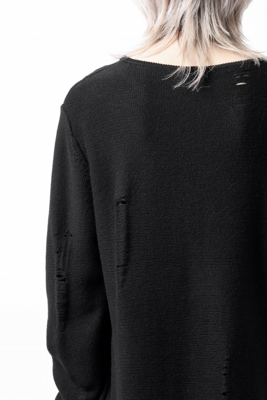 FIRST AID TO THE INJURED -XVIR- SWEATER TOPS / GRUNGE JQ-KNIT (BLACK) - Image 30