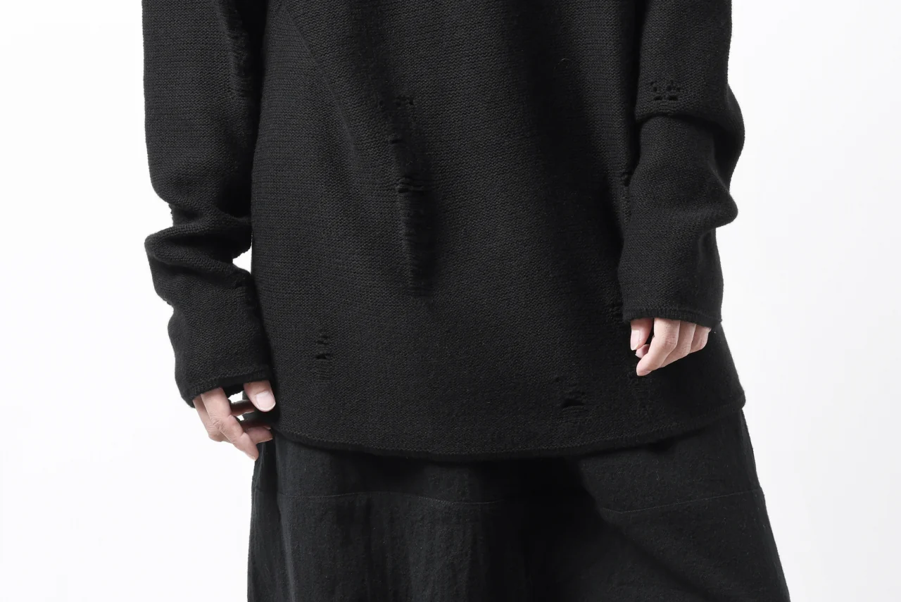 FIRST AID TO THE INJURED -XVIR- SWEATER TOPS / GRUNGE JQ-KNIT (BLACK) - Image 31