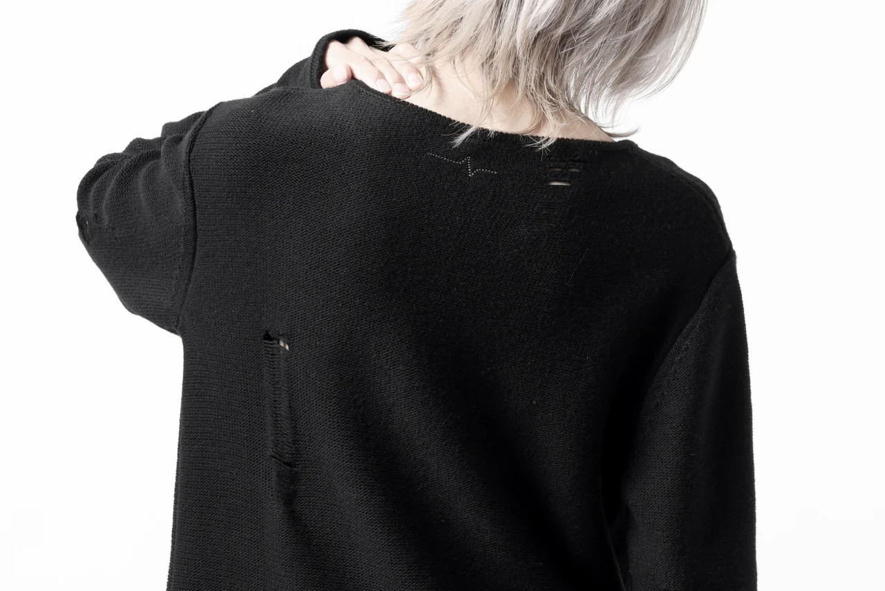 FIRST AID TO THE INJURED -XVIR- SWEATER TOPS / GRUNGE JQ-KNIT (BLACK) - Image 32