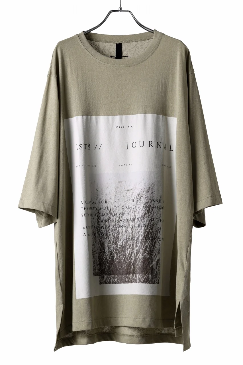 FIRST AID TO THE INJURED "ZAETE" GRAPHIC T-SHIRT (DUSTY GREEN) - Image 2