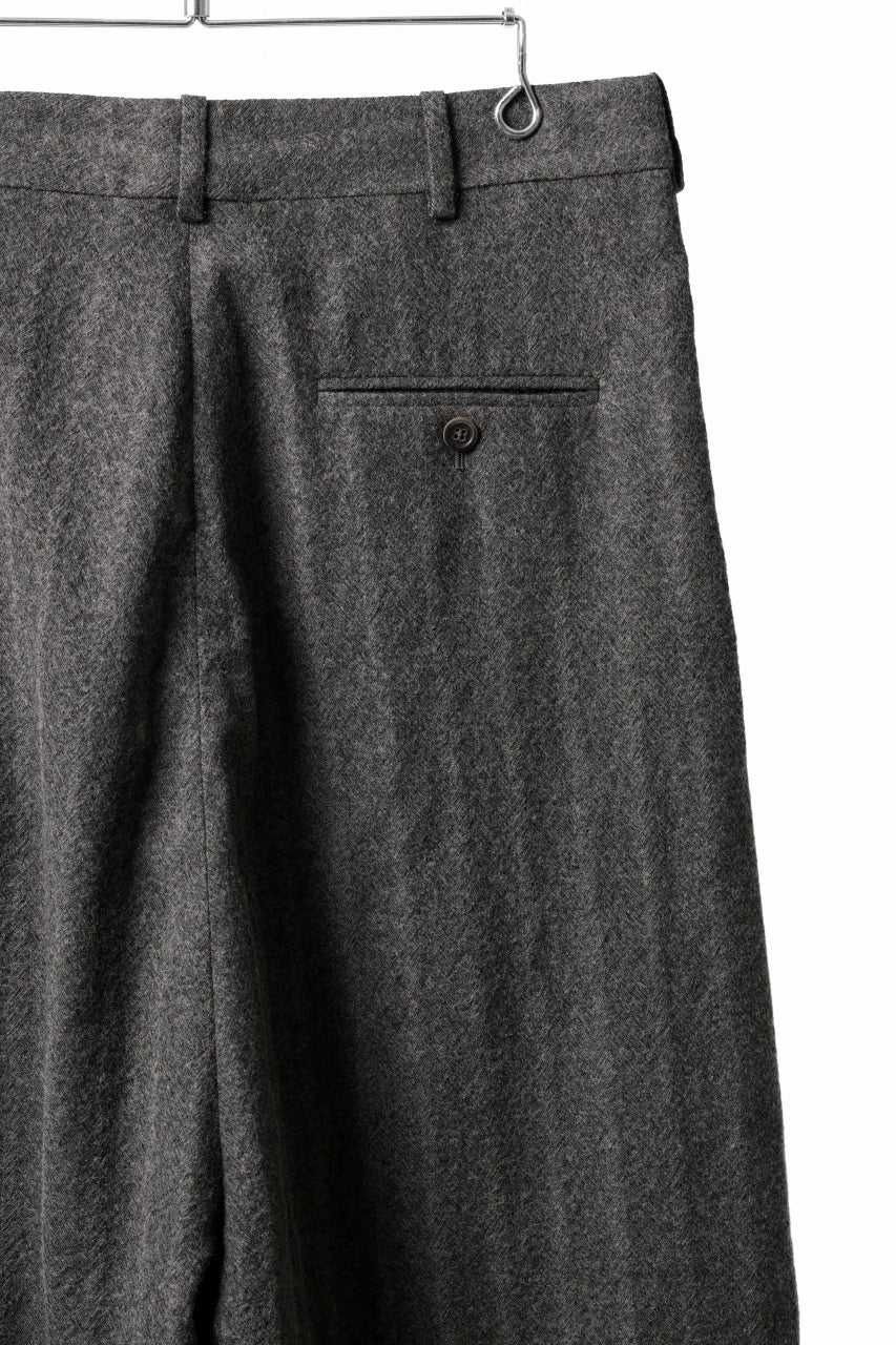 forme d'expression 2Tucked Baggy Pants (Grey) - Image 19