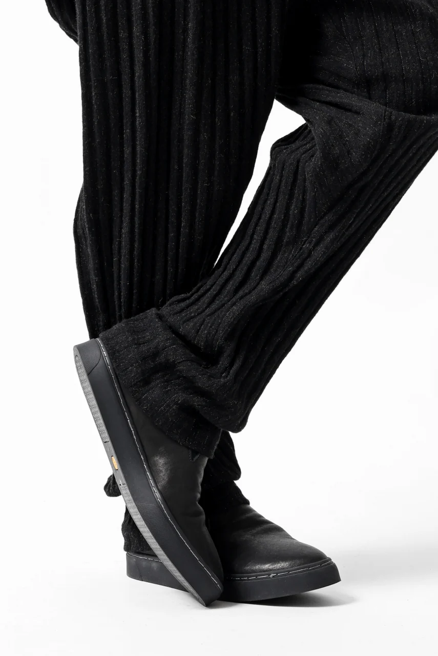 forme d'expression 2-Tucked Sarouel Pants (Black) - Image 39