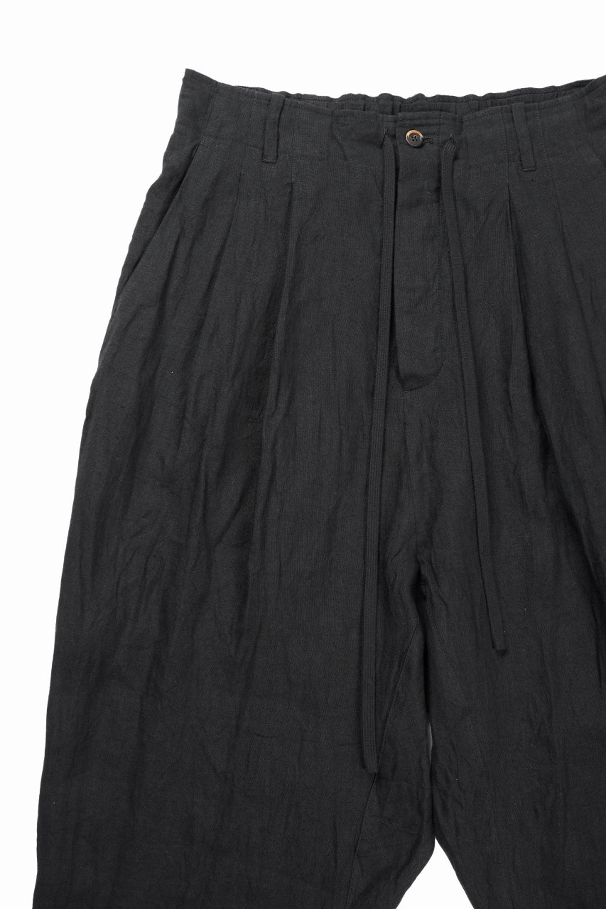 forme d'expression 2 Tucked Sarouel Pants / GBMB (Black) - Image 5