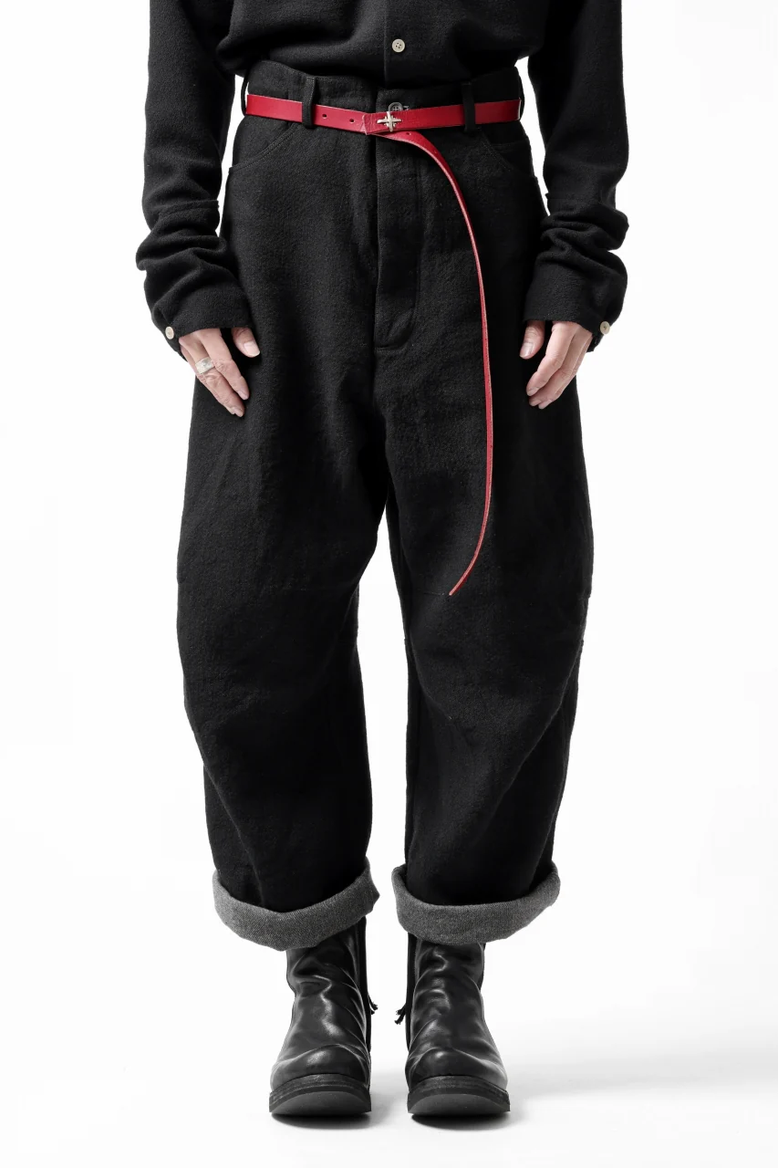 forme d'expression Baggy 5 Pocket Pants (Black) - Image 3