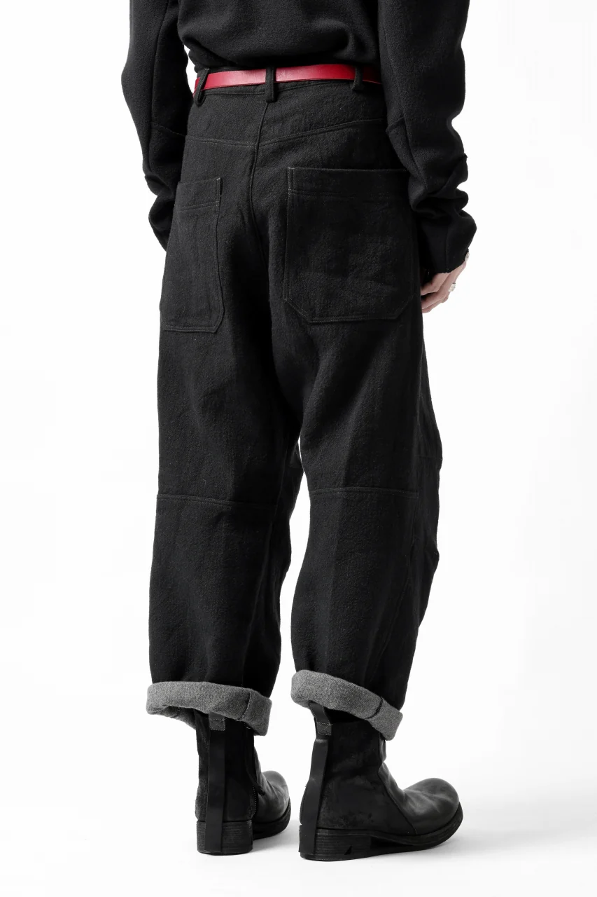 forme d'expression Baggy 5 Pocket Pants (Black) - Image 4