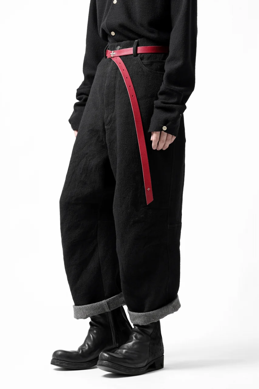 forme d'expression Baggy 5 Pocket Pants (Black) - Image 8