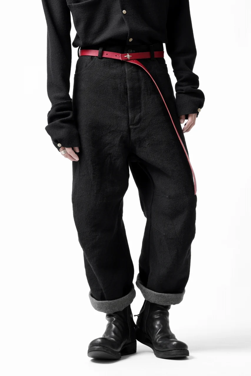 forme d'expression Baggy 5 Pocket Pants (Black) - Image 9